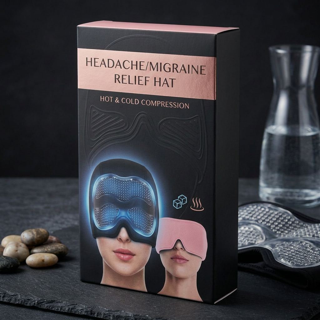 Caja del gorro Glow Therapy — terapia frío y calor